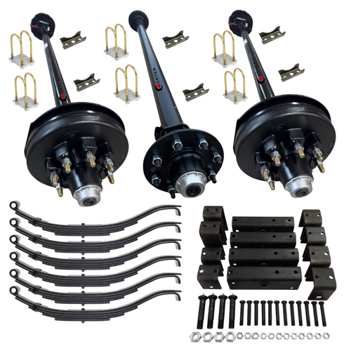 TRIPLE AXLE KIT 7000 LB tk - 21k capacity carter