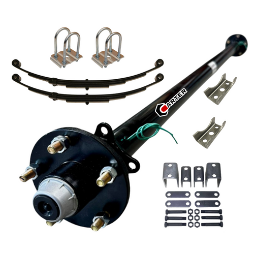 3.5k carter single trailer axle kit