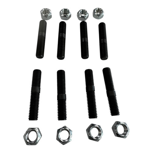 Perfect for Dexter, Carter, Rockwell American, Lippert, and other trailer axle brands. Fully interchangeable with part numbers 025-014-00, K25-014-00, Redneck 25-14, TBAD568 (stud) and 006-046-00, 006-046-01, 6-46, TBAD569 (nut)