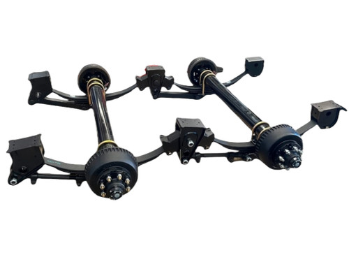 12K TANDEM axle trailer kit with heavy duty hutch suspension 