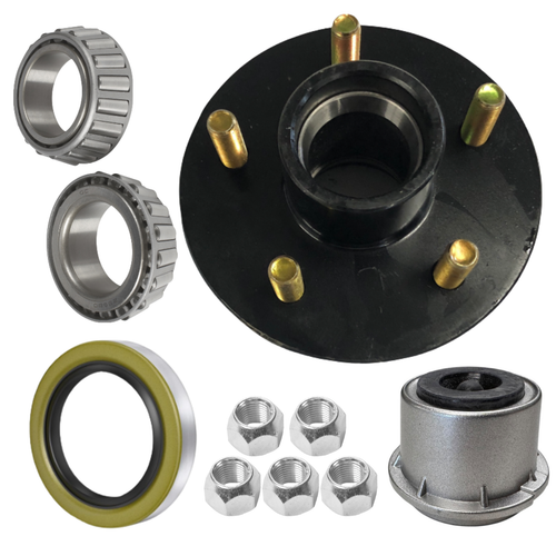 3.5K Pre-Greased Idler Hub Assembly – 5-Lug (5-on-4.50/5-on-5.00) Ready to Install
