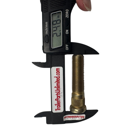 Fix Broken or Spinning 9/16 Trailer Studs the Right Way – Precision 0.60 knurl diameter ensures a tight press-in fit on 7,000 lb and 8,000 lb axle hubs