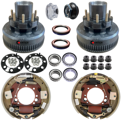 trailer axle repair kit for dexter 10k trailer axles with hydraulic drum brake axles