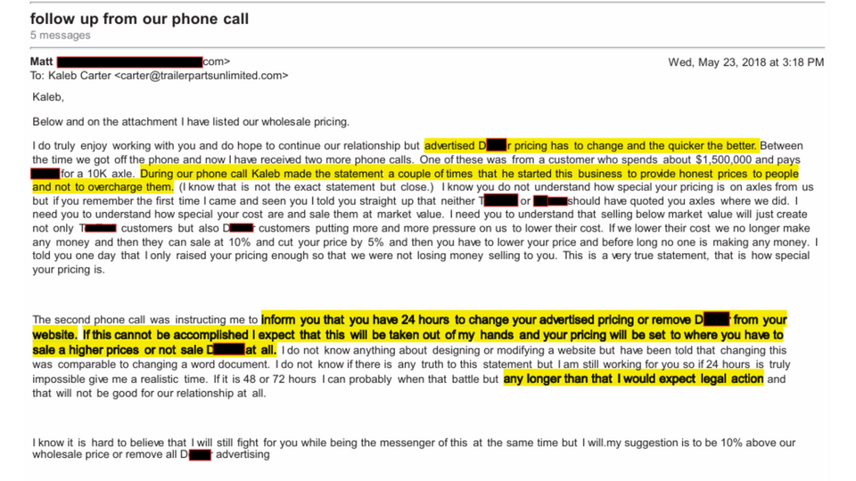 The Email That Started It All: Why I Built Carter Trailer Parts & Carter Axles