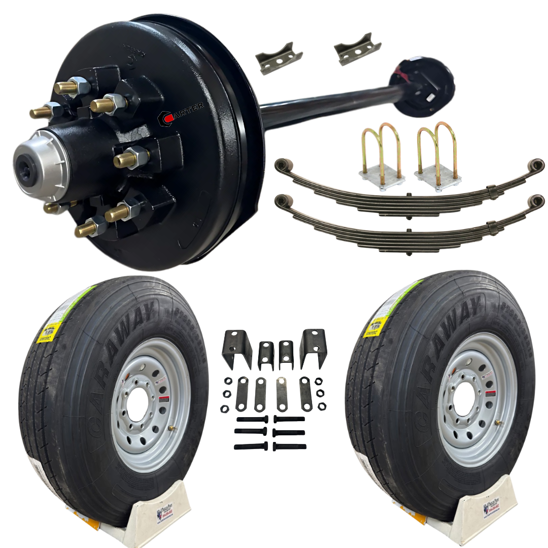 3" U-Bolt Kit For 5.2K - 7K Axles (one Kit Per Axle) - Trailer - Foto 5