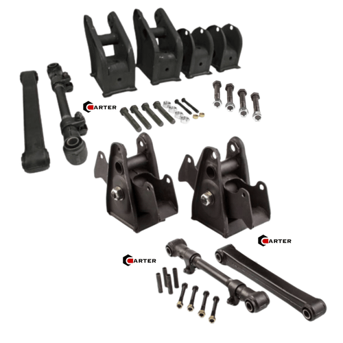 Hdss Spring 9700 Tandem HDSS Hutch Suspension Kit | Complete Weld-On System | No ...