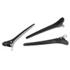 999 PREMIUM PINS - Black Nylon/Aluminium Sectioning Hair Clips 12pk