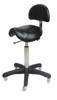 JOIKEN - Stools - Saddle Stool with Back - Black