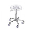 JOIKEN - Stools - Clear Cutting Stool with Chrome Base