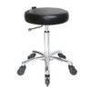 JOIKEN - Stools - Turbo Black Cutting Stool with Chrome Base - Click N Clean Castor Wheels
