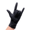 COLORTRAK - Midnight Black Nitrile Gloves | Large