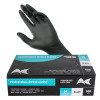 ARTISTS CHOICE - Nitrile Powder & Latex Free Gloves - Black 100pk - Medium