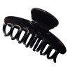 PINK PEWTER - Glossy Claw Hair Clip - Black