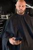 BARBER STRONG - The Hands Free Barber Cape - Solid Black