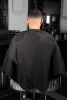 BARBER STRONG - The Hands Free Barber Cape - Solid Black