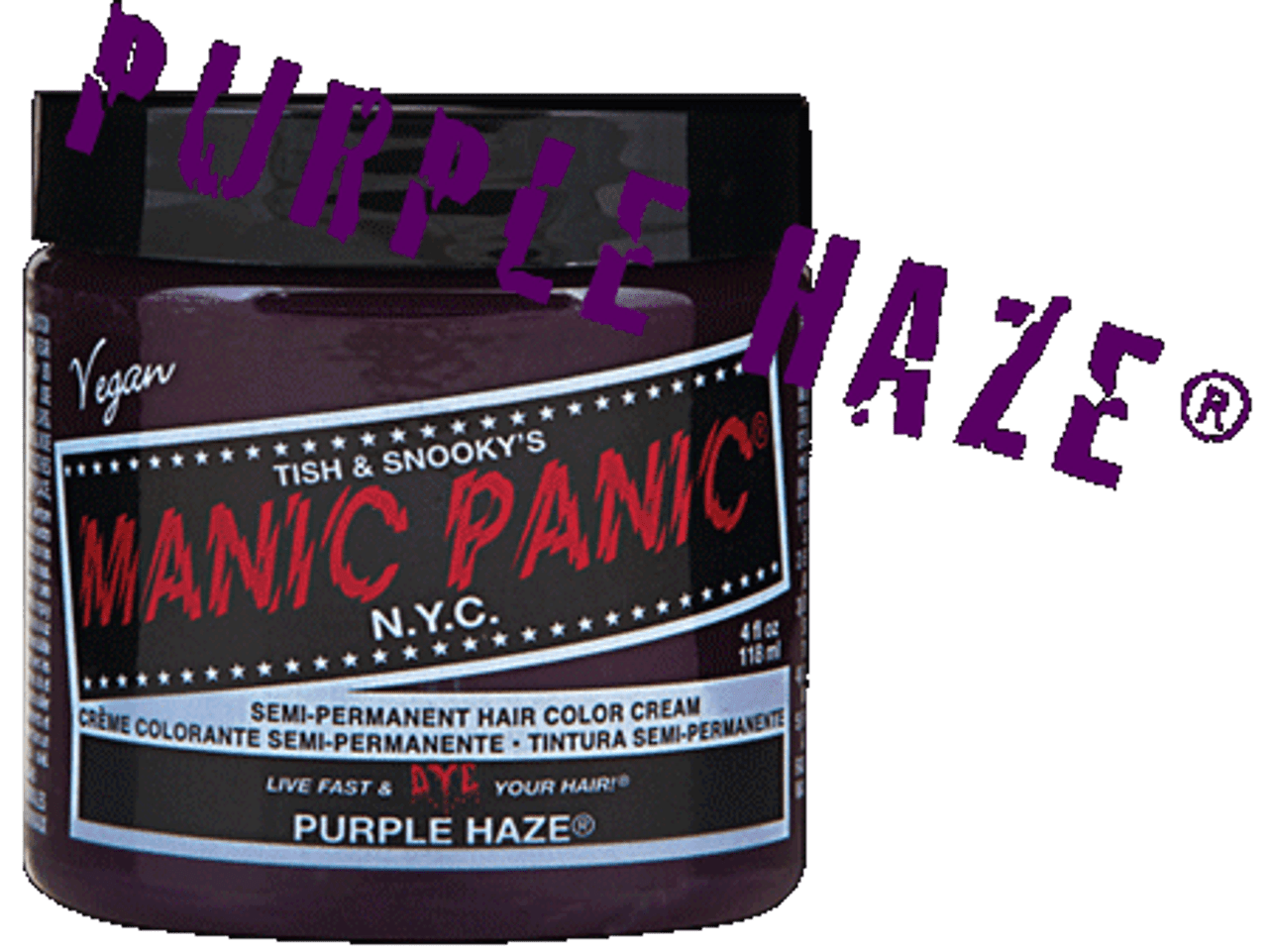 2. Manic Panic Semi-Permanent Hair Color Cream in Blue Steel - wide 9