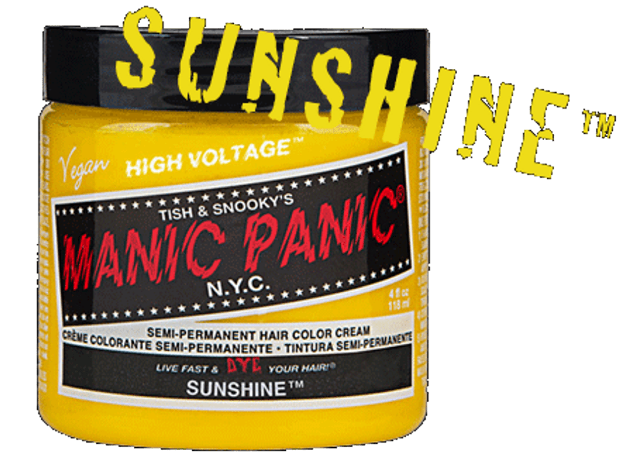 2. Manic Panic Semi-Permanent Hair Color Cream in Blue Steel - wide 4