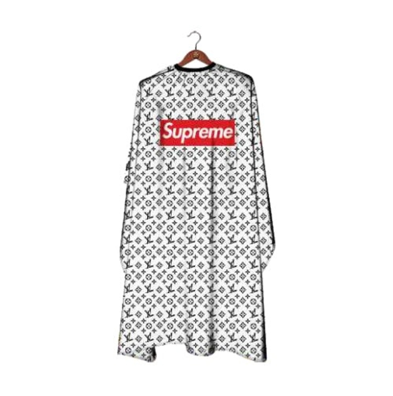 barber cape Supreme Black And Red