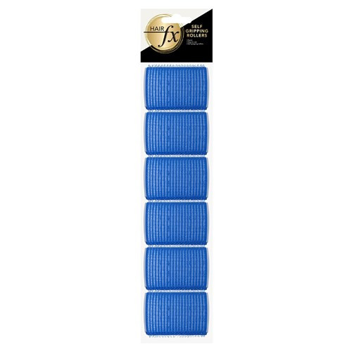 HAIR FX - Self Gripping 40mm Hair Rollers 12pk - Royal Blue
