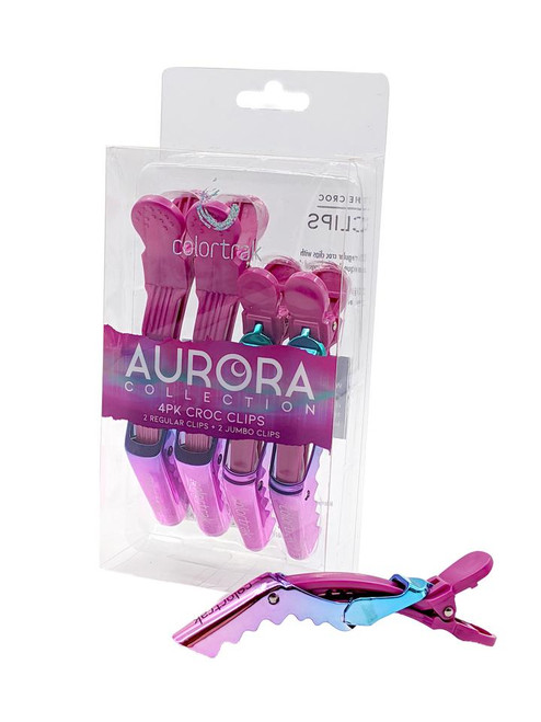 COLORTRAK - Aurora Collection Croc Clips - 4 Pack