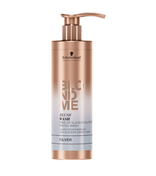 SCHWARZKOPF - BLONDME - Blush Wash - Sulfate Free Pastel Wash 250ml - Silver