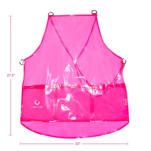 COLORTRAK - Nothing to Hide Vinyl Apron - Pinky Promise