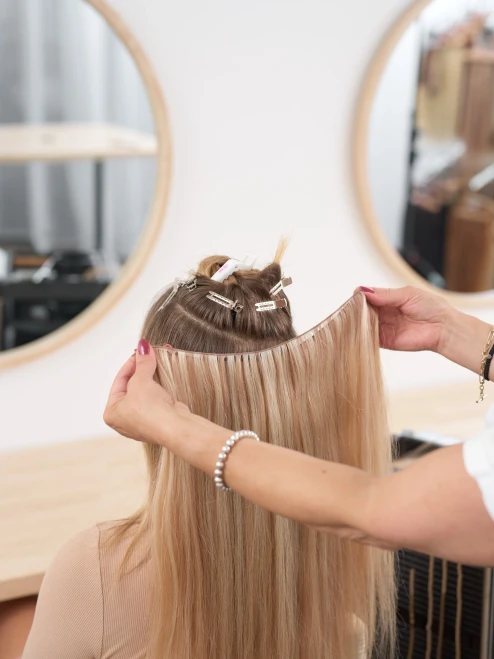 ANGEL EXTENSIONS - Weft 24"/60cm 60g - Light Colours
