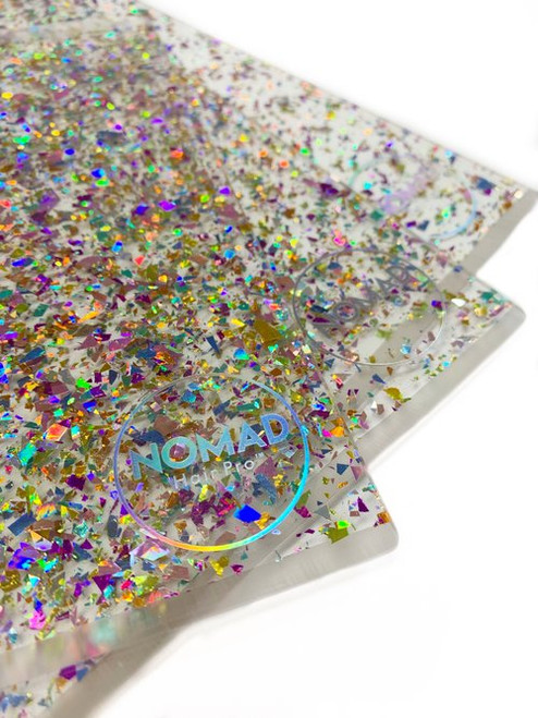 NOMAD HAIR PRO - CONFETTI COLLECTION - Multicolour Glitter Foil / Balayage Board - Shawty