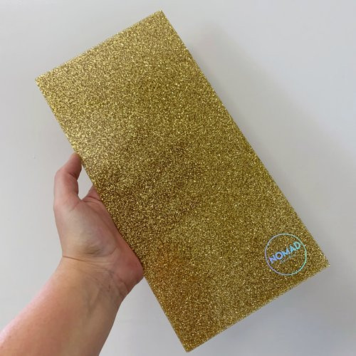 NOMAD HAIR PRO - DIVA COLLECTION - ARETHA Yellow Gold Glitter Foil / Balayage Board