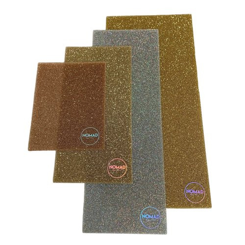 NOMAD HAIR PRO - DIVA COLLECTION - WHITNEY Holo Silver Gold Glitter Foil / Balayage Board
