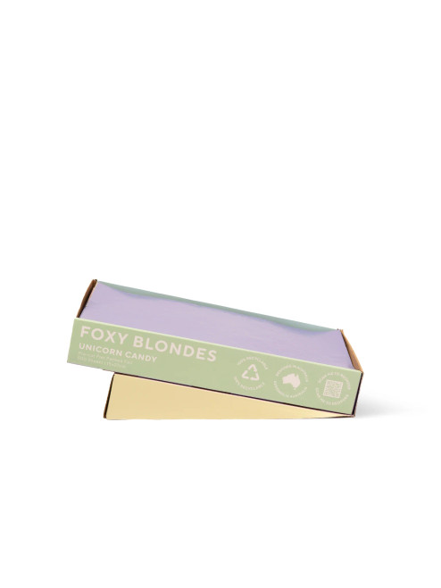 FOXY BLONDES - Pre-Cut 27cm Flat Pack Foil - Unicorn Candy