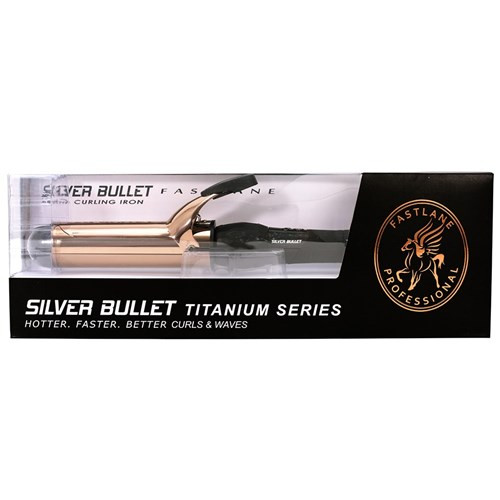 SILVER BULLET - Fastlane Titanium Rose Gold 38mm Curling Iron