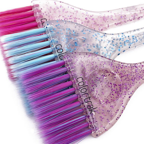 COLORTRAK - Colours by Colortrak - Multicolour Glitter 3 Pack Brushes