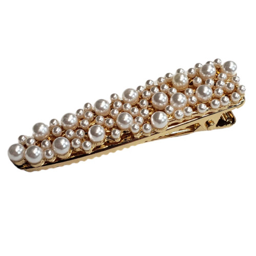 PINK PEWTER - Hera - Pearl Accent Metal Hair Clip