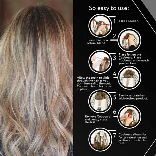 COOBOARD - 5in x 16in Big Daddy Foil/Balayage Board - Leopard