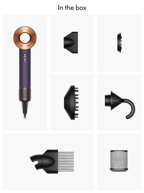 DYSON - Supersonic™ pro Hair Dryer - Bright Copper/Steel Violet DYSON - Supersonic™ pro Hair Dryer - Bright Copper/Steel Violet