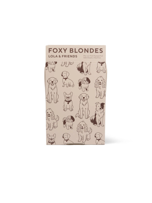 FOXY BLONDES - Pre-Cut 27cm Flat Pack Foil - Lola & Friends
