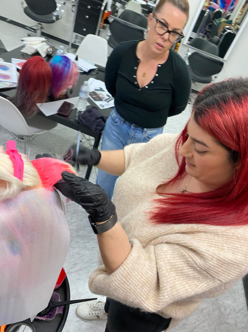 DANGER JONES - Education - Vivid Hair Paint HANDS-ON Masterclass with Haley Edwards @ivoryrosehair