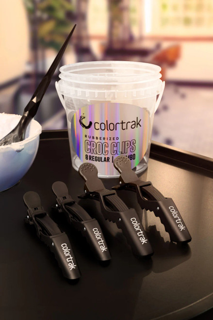COLORTRAK - Rubberized Croc Clips - 12pk - Black