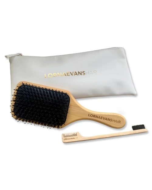 Lorna Evans Hair - Paddle Brush & Edge Control Brush & Comb Combo