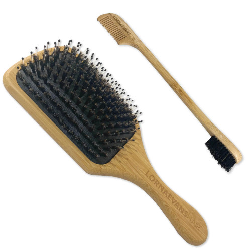 Lorna Evans Hair - Paddle Brush & Edge Control Brush & Comb Combo