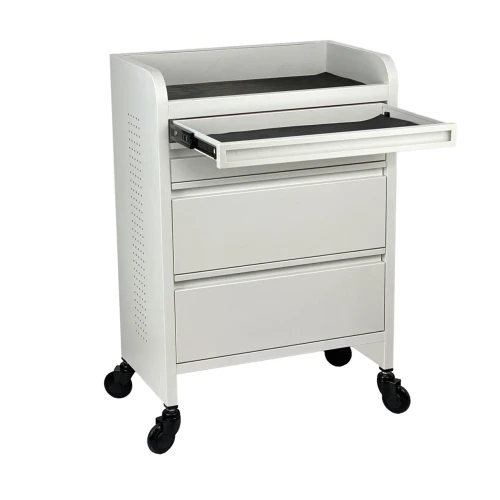 JOIKEN - Trolley - Fusion Plus - White with Click N Clean Castor Wheels