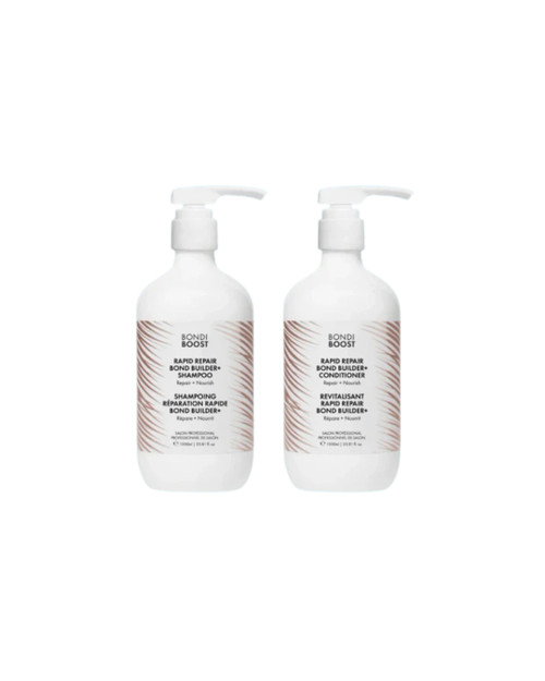 BONDI BOOST - Rapid Repair Bond Builder+ Shampoo & Conditioner 1000ml Duo