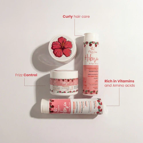 FLORACTIVE - Urban Line - Hibiscus & Coconut Water | Repair for Curly Hair Shampoo 300ml