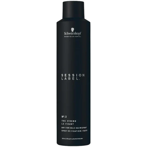SCHWARZKOPF - Session Label - The Strong Dry Firm Hold Hairspray 300ml