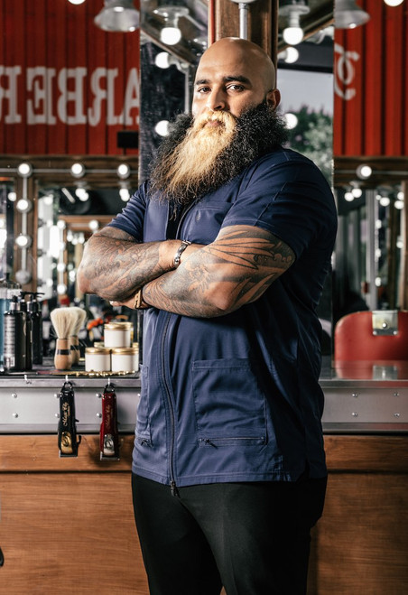 BARBER STRONG - The Barber Jacket - Blue