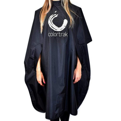 COLORTRAK - All-Purpose Hands Free Chemical Cape | Chemical-Proof Salon Cape