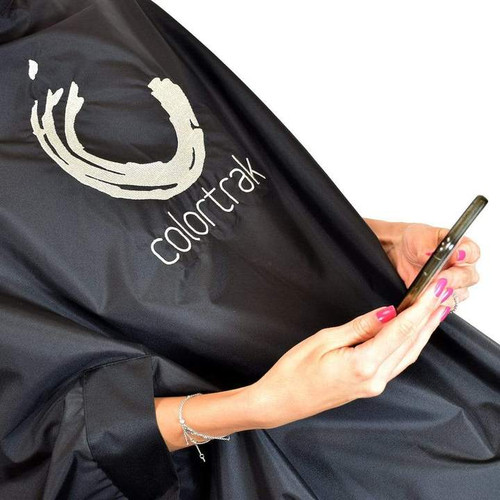 COLORTRAK - All-Purpose Hands Free Chemical Cape | Chemical-Proof Salon Cape