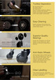 JOIKEN - Click N Clean Castor Wheels