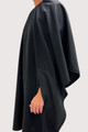 BARBER STRONG - The Hands-Free Barber Cape - Solid Black